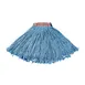 Rubbermaid FGF51600BL00 Wet Mop Head, 16 oz, 1" Band, 4‑Ply Cotton/Rayon Blend, Blue All‑Purpose 1 image
