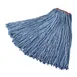 Rubbermaid FGF51800BL00 Wet Mop Head - 24 oz 4‑Ply Cotton/Rayon Blend 1" Band All‑Purpose Blue Mop 1 image