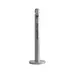 Rubbermaid FGR1SM Smoking Pole Ash Tray, 4" x 41" Silver Aluminum, Fire-Safe, ADA Compliant 1 image