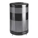 Rubbermaid FGS55ETBKPL Metal Recycling Receptacle / Container 1 image