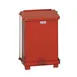 Rubbermaid FGST7EPLRD Step Can, 12" Sq x 17" H, 4-Gallon 16qt Red Waste Basket UL FM OSHA Approved 1 image