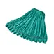 Rubbermaid FGT81306GR00 Web Foot Tube Mop, Large 1" Headband, Continuous Filament Microfiber, Green 1 image