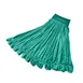 Rubbermaid FGT85306GR00 Web Foot Tube Mop, Large 5" Green Headband, Microfiber, Fits Wet Mop Handles 1 image