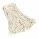 Rubbermaid FGV11700WH00 Wet Mop Head – 20 oz #20 Cotton Yarn, 1" White Mop, Cut End, Made in USA 1 image
