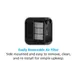 Scotsman HID207ABX-1 16" Countertop Nugget 196 lb Ice & Water Dispenser, Air Cooled, 7 lb Bin 13 image