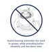 Scotsman HID312AX-1 16" Ice/Water Dispenser, 260 Lb/Day Nugget Ice, Air-Cooled Countertop, 12 Lb Bin 14 image