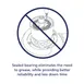 Scotsman HID540ABX-1 21" Ice/Water Dispenser, Countertop, 500 lb/Day Nugget Ice, 40 lb Bin, 115V NSF 10 image
