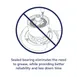 Scotsman HID540AX-1 21" Meridian™ Ice & Water Dispenser, 500 Lb/Day Nugget Ice, 40 Lb Bin Air‑Cooled 14 image