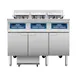 Atosa USA AEFF-50-3 Multiple Battery Electric Fryer Without Basket Lifts, Floor Model - Full Pot 1 image