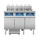 Atosa USA AEFF-50-3TB Multiple Battery Electric Fryer With Basket Lifts, Floor Model - Combo Pot 1 image