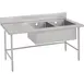 IMC Teddy WTBC-30132 Stainless Steel Top 121" - 132" Work Table 1 image