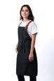 Chef Works ABS01S-IBL-0 Unisex Cook Shirt, Indigo Blue, 100% Cotton Denim, Long Sleeve, Snap Front 1 image