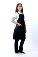 Chef Works ABS01S-JBK-0 Unisex Cook Shirt, Jet Black, 100% Cotton Denim, 8.3 oz, Chest & Hip Pockets 1 image