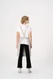 Chef Works ABS04-ECR-0 Bib Apron, Lockharte, 2 Pockets, 80% Recycled Poly/Cotton, Ecru, 31"L x 32"W 2 image