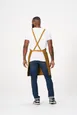 Chef Works ABS04-MUS-0 Bib Apron, Mustard Canvas 31"L x 32"W, Adjustable Strap, Two Hip Pockets 2 image