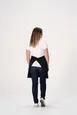 Chef Works AHN09-BLK-0 Brio Half Bistro Waist Apron, 20"L x 30"W, Poly/Cotton, Black - 1/Case 2 image