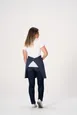 Chef Works AHN09-BLU-0 Brio Half Bistro Waist Apron, 20"L X 30"W, Poly/Cotton, Blue - 1/Case 2 image