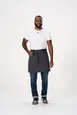 Chef Works AHN09-CHR-0 Brio Half Bistro Apron, 20"L x 30"W, Unisex, Charcoal, Poly/Cotton 1 image