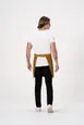Chef Works AHS02-MUS-0 Waist Apron, Mustard, 17"-19" x 30"-35", Snap Straps, 80% Recyc Poly/Cotton 2 image