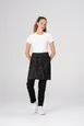 Chef Works AHWXX012-BLK-0 Waist Apron, 19"L x 31"W, Black Poly/Cotton, Hip Pockets, Tablet Pocket 1 image