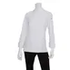 Chef Works BCWMC007-WHT-3XL Womens Lansing Chef Coat, 3XL, Long Sleeve, Black, Poly/Cotton 1 image