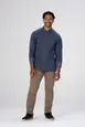Chef Works CBN01-AFB-6XL Mojave Chef Coat, Men's, Air Force Blue, 6XLarge, 62% Polyester/38% Cotton 1 image
