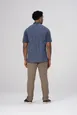 Chef Works CBN02-AFB-4XL Short Sleeve Chef Coat, 4XL, Air Force Blue, 62% Polyester/38% Cotton 2 image