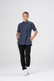 Chef Works CBN02W-AFB-XS Short Sleeve Women’s Chef Coat, Air Force Blue, XSmall, Poly/Cotton 1 image