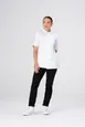 Chef Works CBN02W-WHT-2XL Women's White 2XL Mojave Short Sleeve Chef Coat, Poly/Cotton 1 image