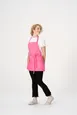 Chef Works F10 -HOT-0 Bib Apron, 24"L x 27.5"W, Adjustable Neck, Hot Pink, Poly/Cotton Blend 1 image