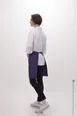Chef Works F28 -PUR-0 Waist Apron, 19" L x 27.5" W, Purple, 1 Pocket, 65% Polyester 35% Cotton 2 image