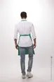Chef Works F8-KEL-0 Bib Apron, 34"L x 24"W, Adjustable Neck, 1 Pocket, Poly/Cotton Blend, Kelly Green 2 image