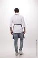 Chef Works F8-PUR-0 Bib Apron, 34"L x 24"W, Adjustable Neck Strap, 1 Pocket, Purple Poly/Cotton 2 image