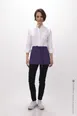 Chef Works F9 -PUR-0 Waist Apron, 12"L x 23"W, 3-Pocket, Purple, 65% Polyester 35% Cotton 1 image