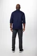Chef Works JLCL-NAV-4XL Morocco Chef Coat, Men's, 4XLarge, Navy, 65% Polyester 35% Cotton 2 image