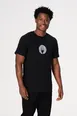 Chef Works RD31-BLK-S Black Cook Shirt, Men's, Small, 52% Cotton 48% Polyester 1 image