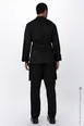Chef Works REAPK-BLK-0 Bib Apron, 33-1/2" L x 27½" W, 65/35 Recycled Poly/Cotton, Black 2 image