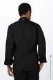 Chef Works REBCLZ-BLK-3XL Hartford Chef Coat, 3XLarge, Black, Poly/Cotton 2 image