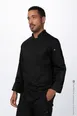 Chef Works REWCCW-BLK-2XL Double‑Breasted Black Chef Coat, 2XLarge, Long Sleeve, Unisex 1 image
