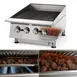 Star 8024CBB Ultra-Max® 24" Countertop Gas Lava Rock Charbroiler with (4) Burners, 80.000 BTU 4 image
