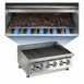 Star 8036CBB Ultra-Max® 36" Countertop Gas Lava Rock Charbroiler with (6) Burners, 120.000 BTU 5 image