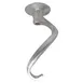 Winco EMP-P28 Spectrum™ 20Qt Aluminum Spiral Dough Hook 1 image