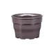 Cambro MDSLB5485 - Laguna 9 oz Plastic Bowl, 3-1/2" Dia, 2.4" H, Smoked Metal Finish, NSF Certified, Stackable, Dishwasher Safe 1 image