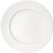 Libbey 628182612000000 Bauscher Round China Plate, 10‑3/8" Diameter Porcelain, Steep Rim - Case 1 image