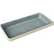 Playground 701321891016151 Nara Rectangular Stoneware Bowl, 6 Oz, 7" W x 3-1/2" D, Grey - Case 1 image
