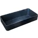 Playground 701321991021090 Nara Stoneware Bowl, 14 Oz, Black, 7" W x 3-1/2" D, Stackable - Case 1 image