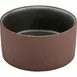 Libbey 701341691101792 - 33 oz Round Stoneware Bowl, 6" Diameter, Brown/Black Finish, Case Pack 1 image