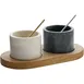 Libbey 731890091000000 Bowl – 7" Marble China Dinnerware, General Usage, 7-7/8" W x 4-3/8" D - 1/Case 1 image
