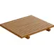 Playground 741880391000000 Display Riser 7-1/8" x 7-1/8" Square Oak Brown Wood 1-2 Steps - 1/Case 1 image