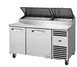 True TPP-AT-60-HC~SPEC3~HGTP Pizza Prep Table Refrigerated Counter 1 image